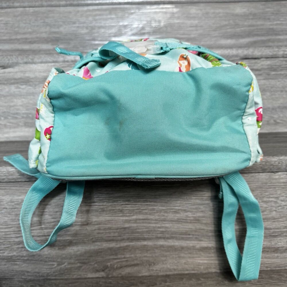 Pottery Barn Kids Mackenzie Mermaid Toddler Backpack Size Small Pink Blue - Picture 5 of 16